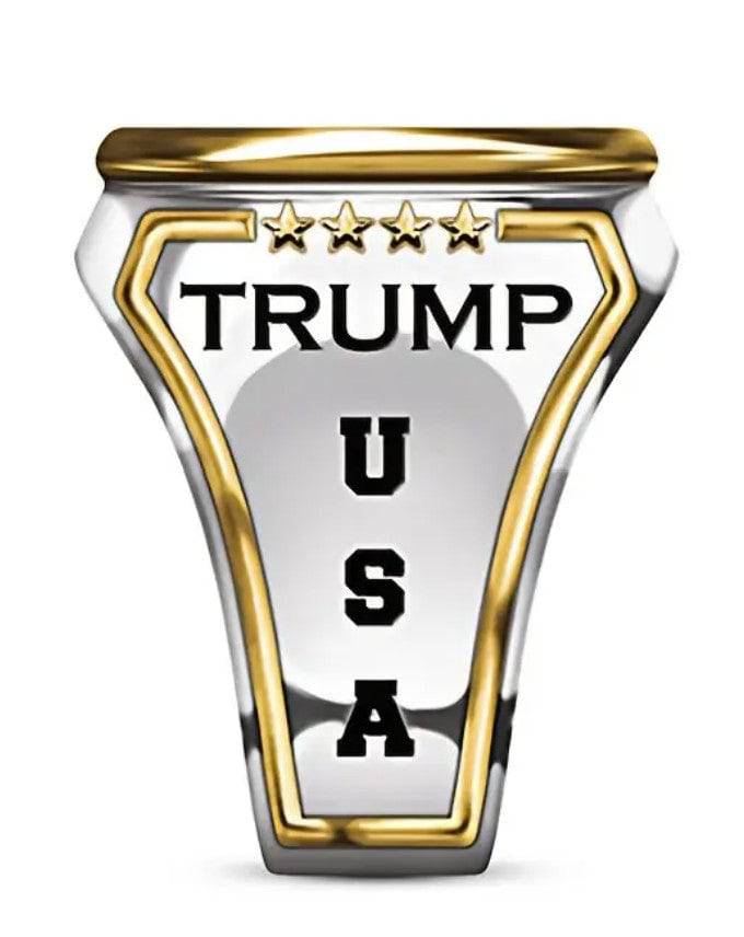 President Trump Ring Two Color Ring - Packin Patriot Merch