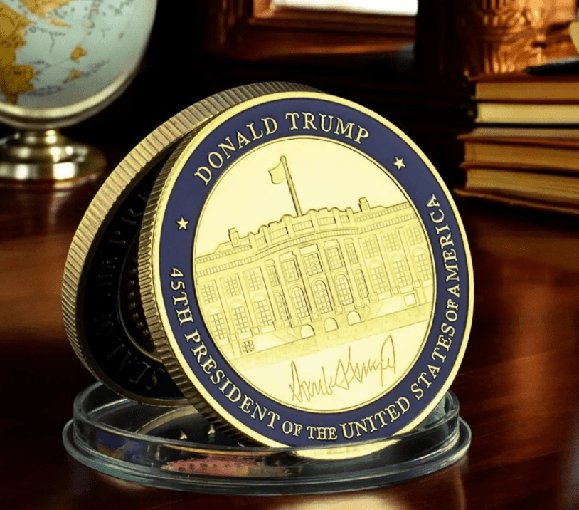 Donald Trump presidential coin
