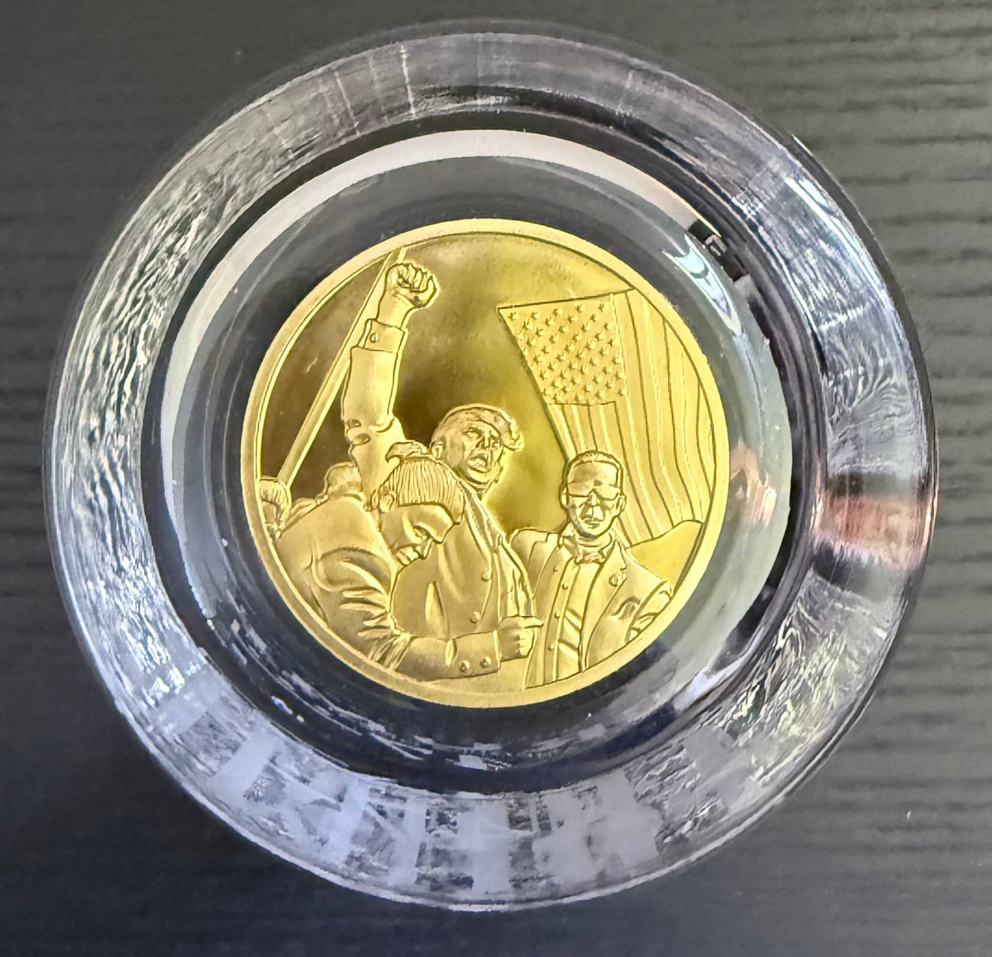 Presidential Memorabilia Golden Plated Coin - Packin Patriot Merch
