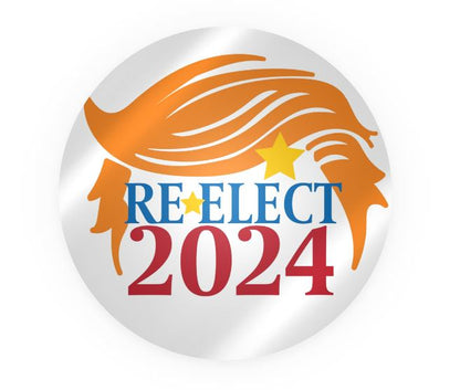 Re-elect 2024 Trump Bumper Sticker, 5”