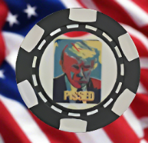 Trump Pissed Poker Chip