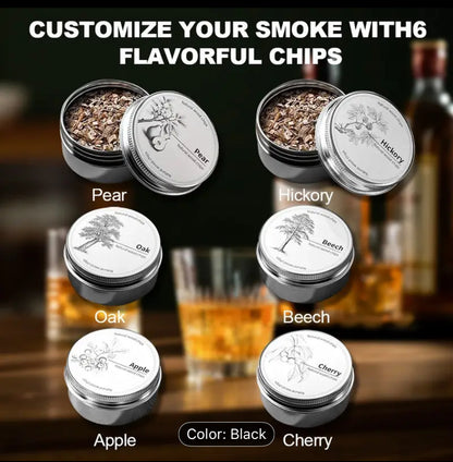 Whiskey Smoker Kit 6 Flavors