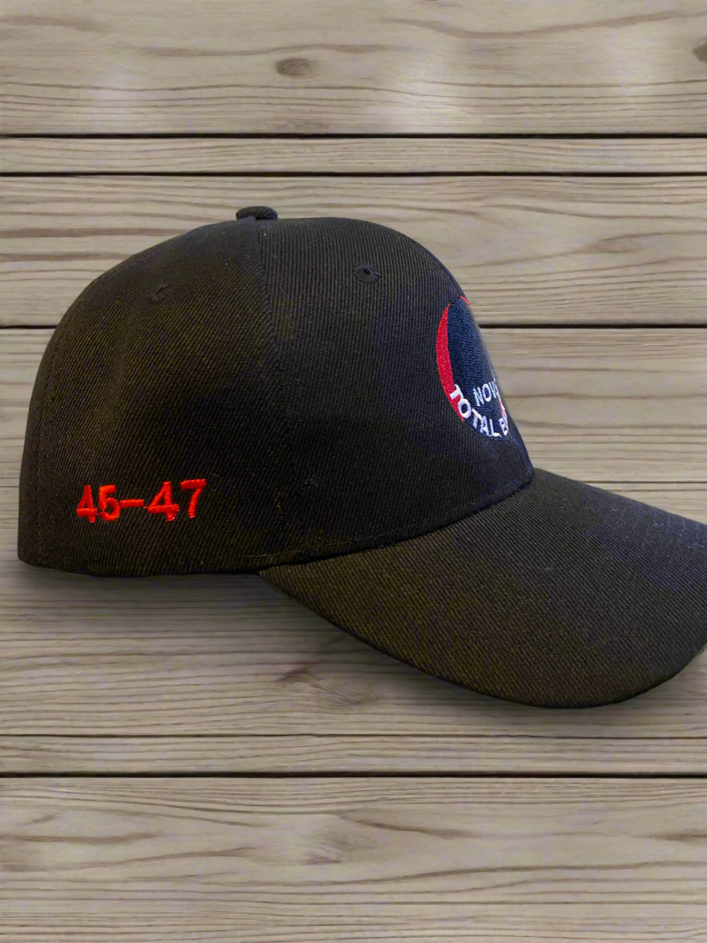 Total Eclipse Black Embroidered Baseball Cap (Free Poker Chip with purchase)