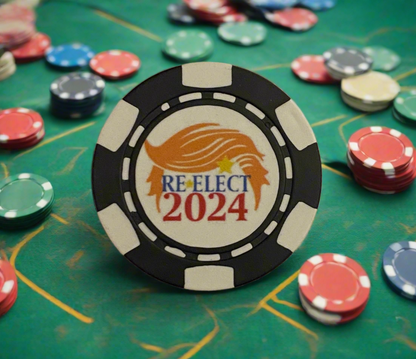 Trump Re-elect 2024 Poker Chip