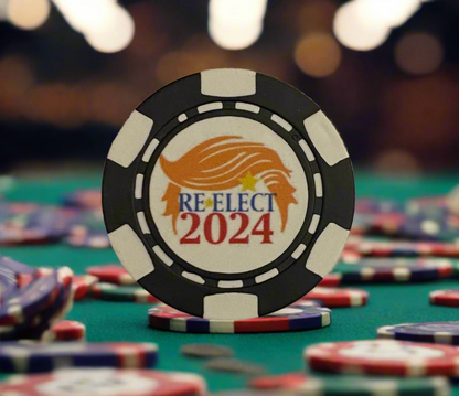 Trump Re-elect 2024 Poker Chip