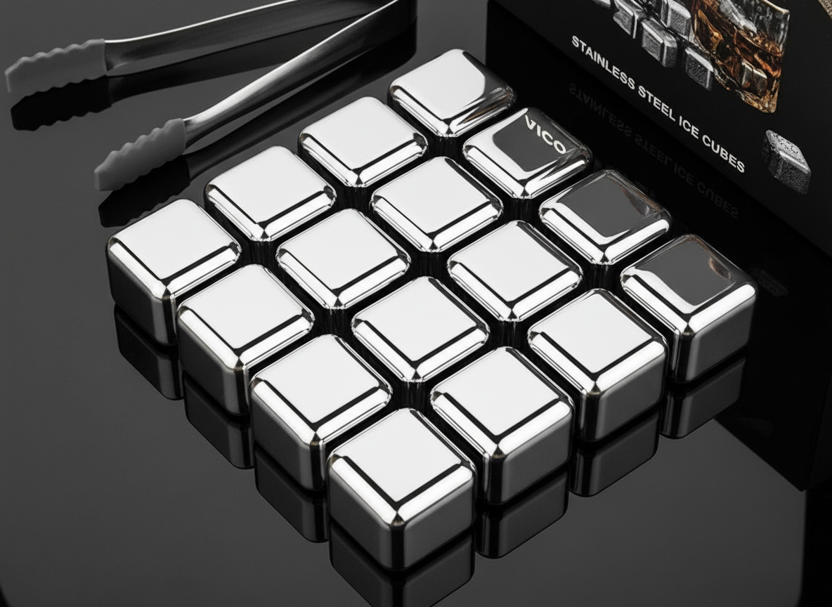 Whiskey Glass Set Gift Box- Memorabilia Coin Embedded Whiskey Glass Set Gift Box with Cherry Wood Box